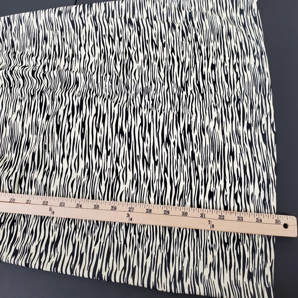 Jude Connally Shirtdress‎ Collared Zebra Print 3/4 Sleeve Ivory Black Women's XS - Picture 8 of 10